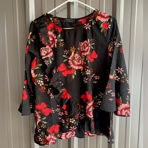 Floral top.